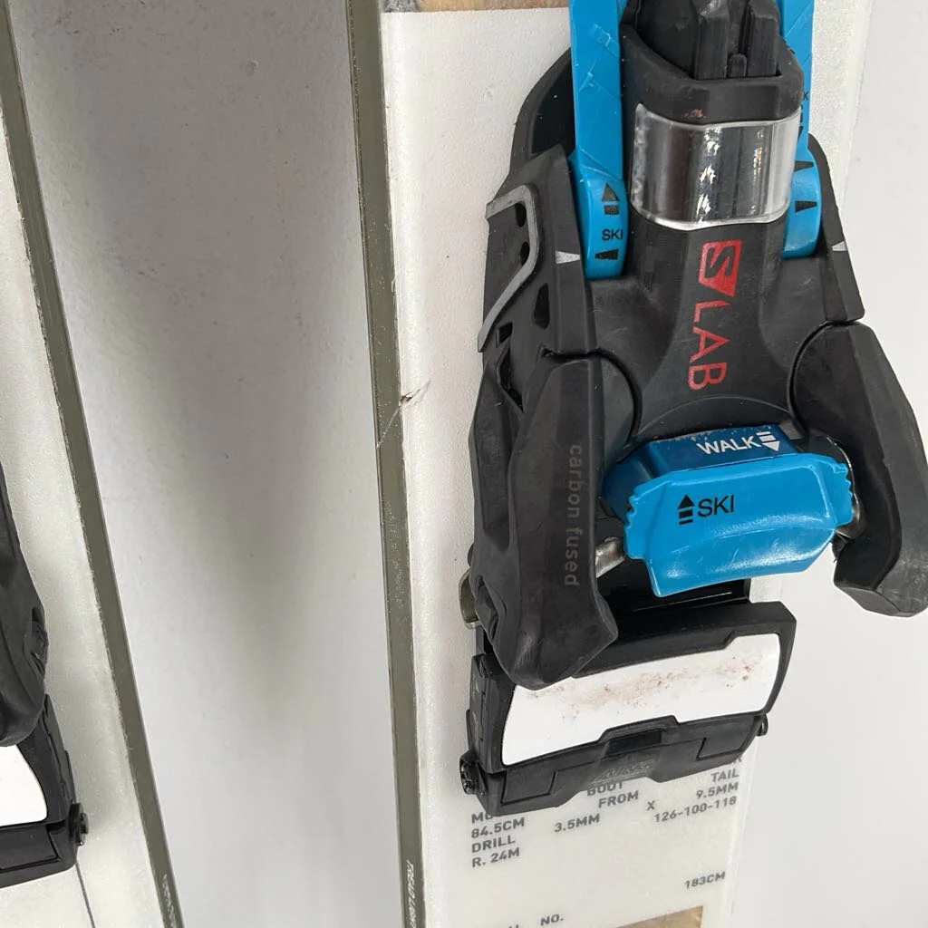 2021 WNDR Vital 100 Camber w/ Salomon S/Lab Shift 13 AT Bindings *3 Mounts* - Image 6