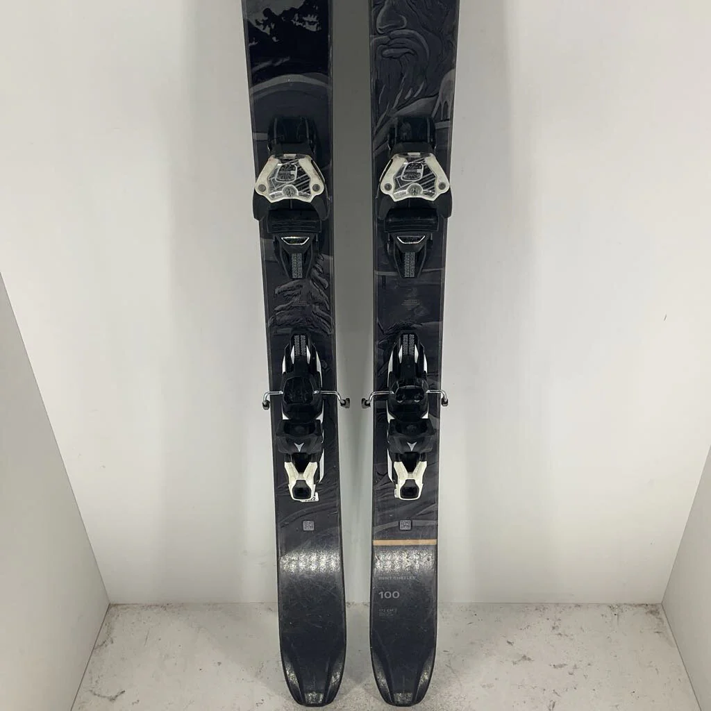 2022 Atomic Bent Chetler 100 w/ Atomic Warden 11 Demo Bindings - Image 2