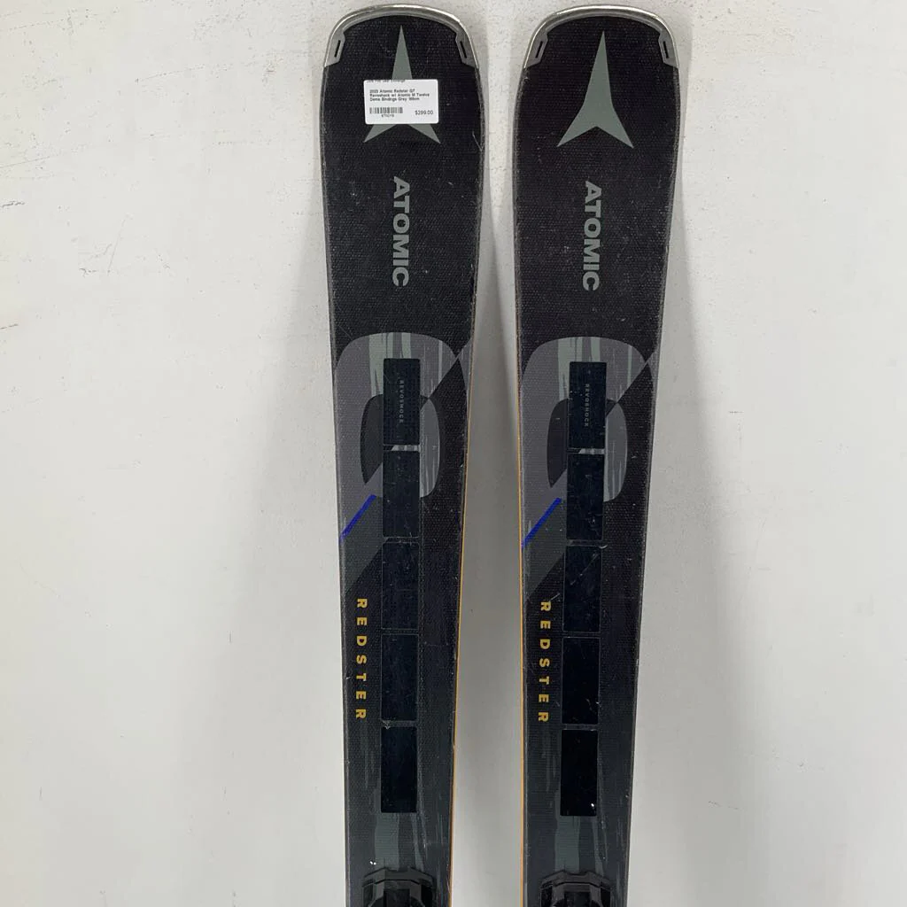 2023 Atomic Redster Q7 Revoshock w/ Atomic M Twelve Demo Bindings