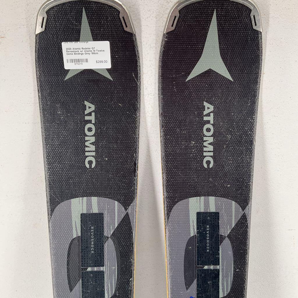 2023 Atomic Redster Q7 Revoshock w/ Atomic M Twelve Demo Bindings - Image 3