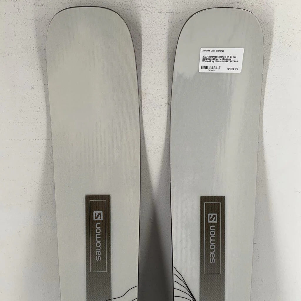 2023 Salomon Stance W 94 w/ Salomon Strive 14 Bindings - Image 3