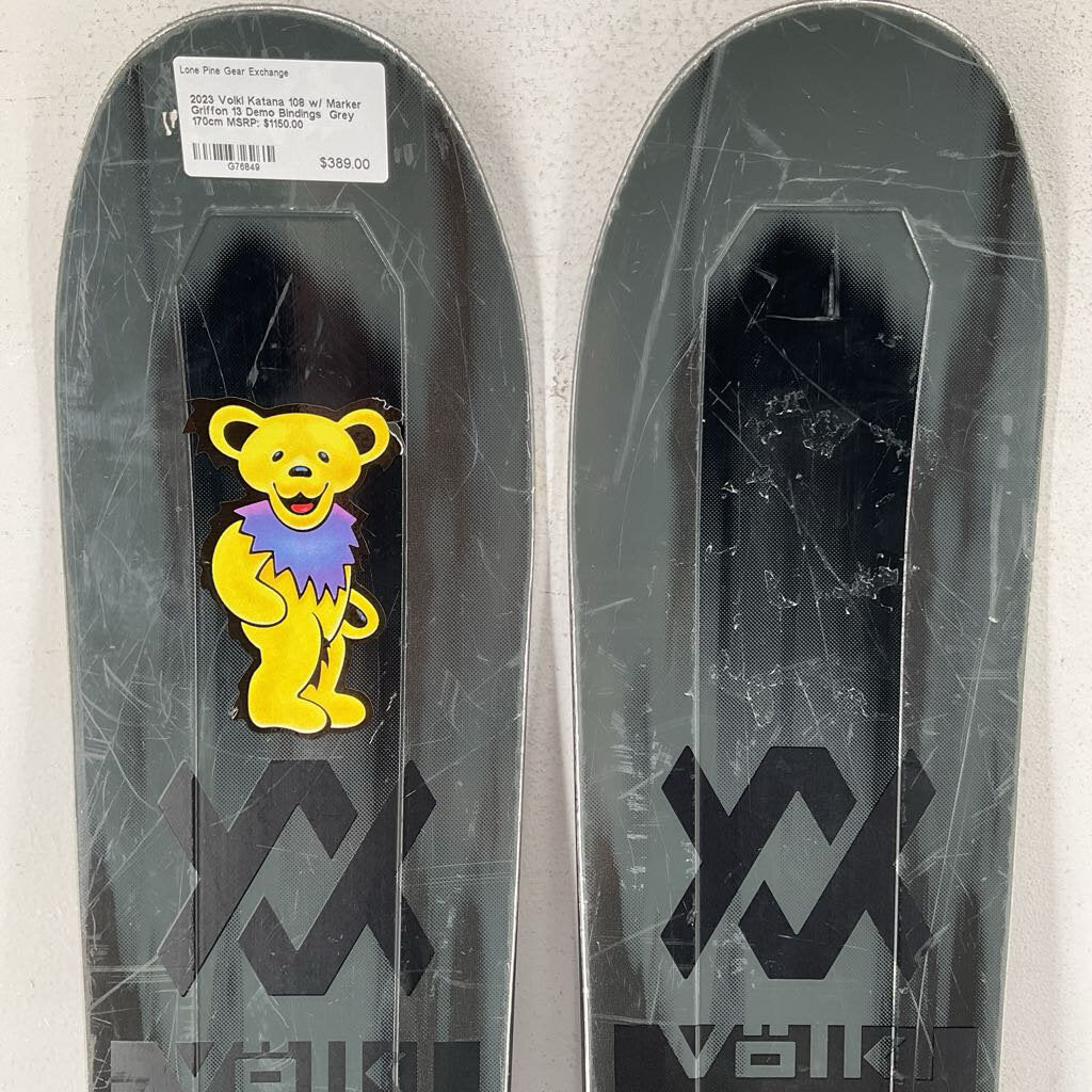 2023 Volkl Katana 108 w/ Marker Griffon 13 Demo Bindings - Image 3