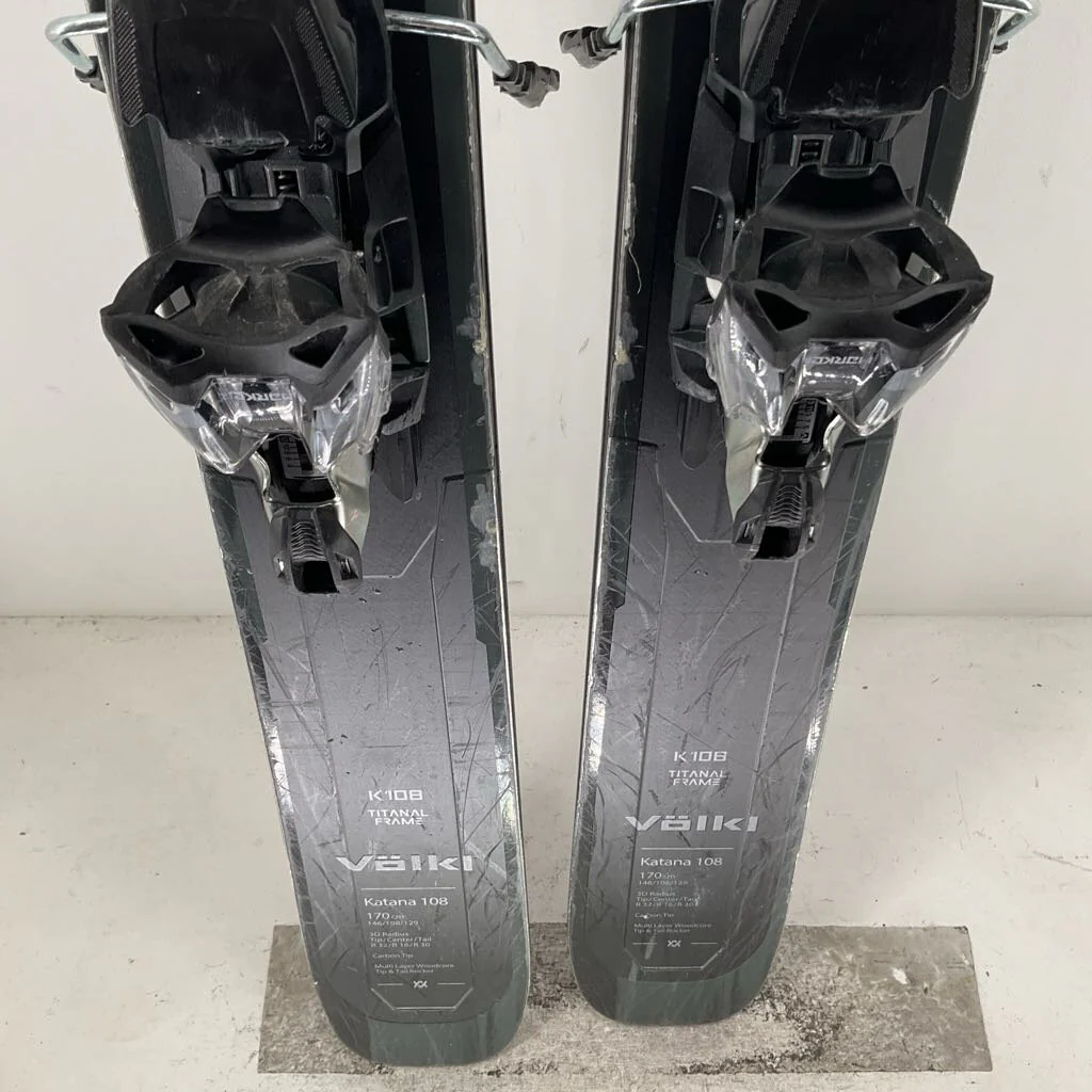 2023 Volkl Katana 108 w/ Marker Griffon 13 Demo Bindings - Image 6