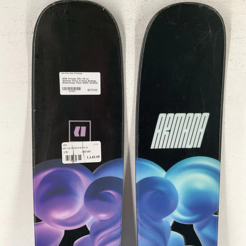 2025 Armada ARV 112 w/ Salomon Strive 13 Demo Bindings - Image 8
