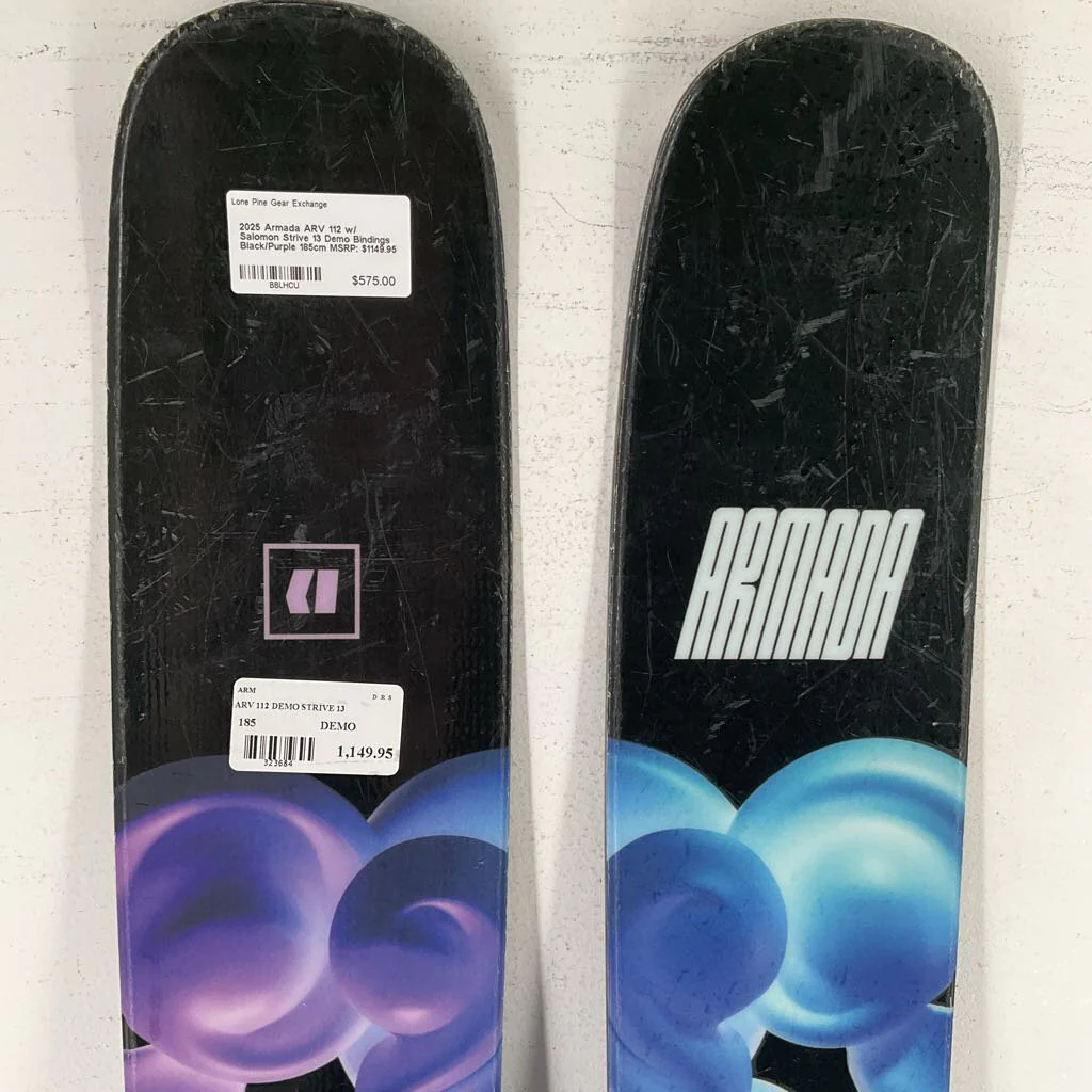 2025 Armada ARV 112 w/ Salomon Strive 13 Demo Bindings - Image 3
