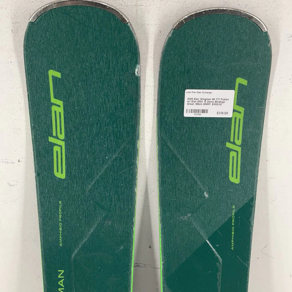 2025 Elan Wingman 86 CTi Fusion w/ Elan EMX 12 Demo Bindings - Image 11
