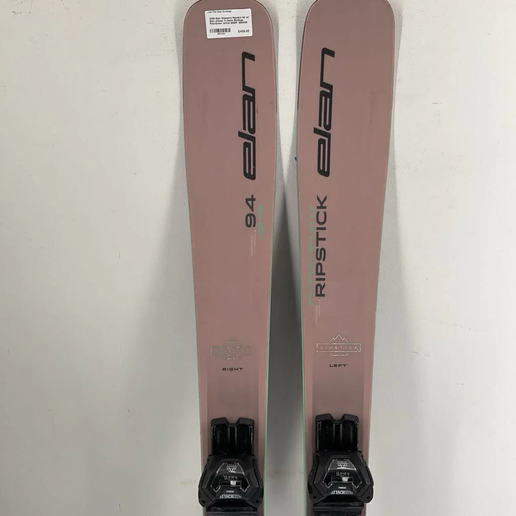 2025 Elan Women's Ripstick 94 w/ Elan Attack 11 Demo Bindings - Image 9