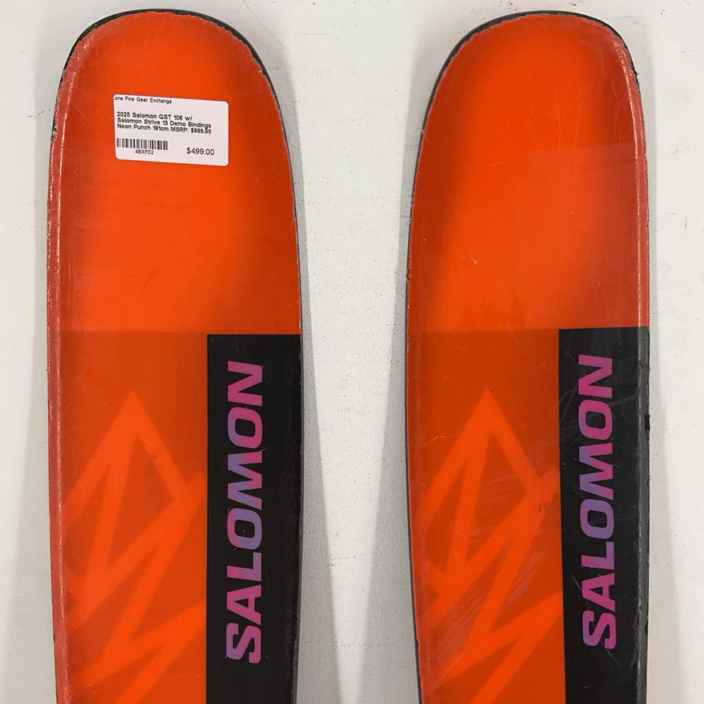 2025 Salomon QST 106 w/ Salomon Strive 13 Demo Bindings - Image 135