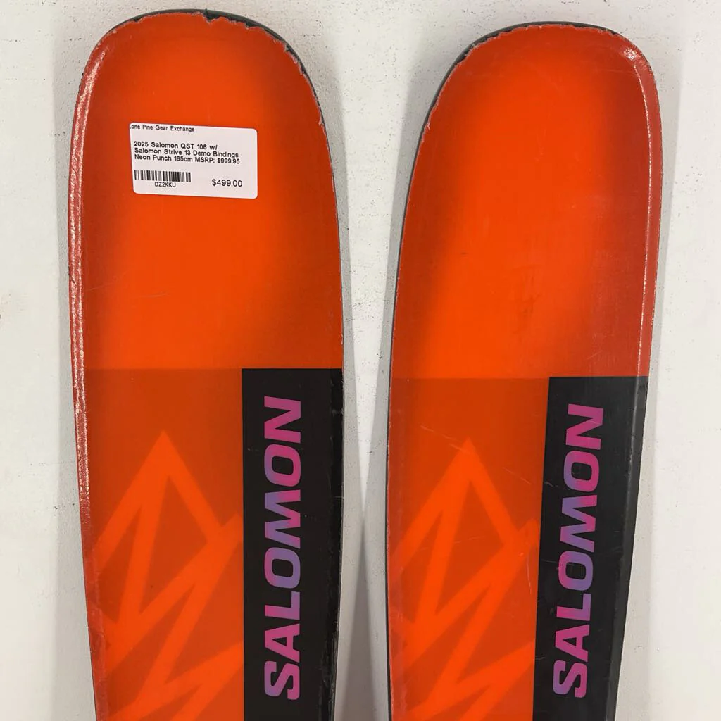 2025 Salomon QST 106 w/ Salomon Strive 13 Demo Bindings - Image 31