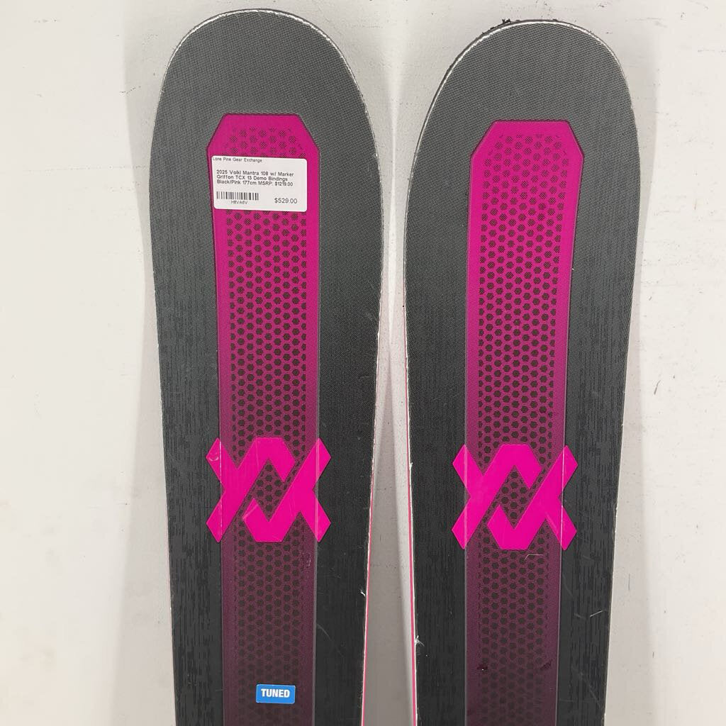 2025 Volkl Mantra 108 w/ Marker Griffon TCX 13 Demo Bindings - Image 27