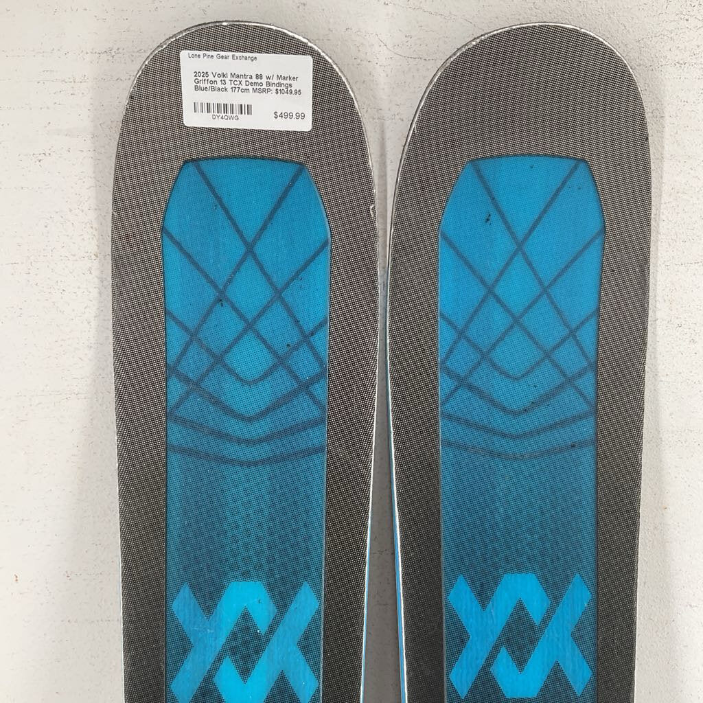 2025 Volkl Mantra 88 w/ Marker Griffon 13 TCX Demo Bindings - Image 3