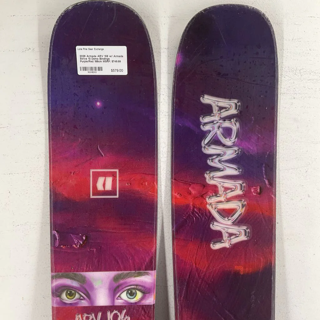 2026 Armada ARV 106 w/ Armada Strive 13 Demo Bindings - Image 51