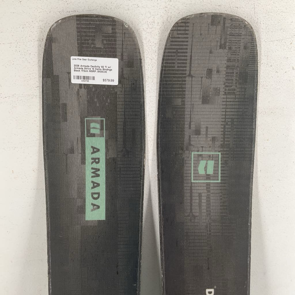 2026 Armada Declivity 92 Ti w/ Armada Strive 13 Demo Bindings - Image 28