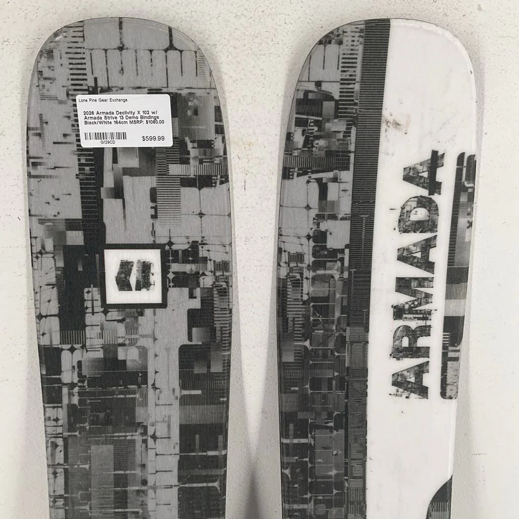 2026 Armada Declivity X 102 w/ Armada Strive 13 Demo Bindings - Image 11
