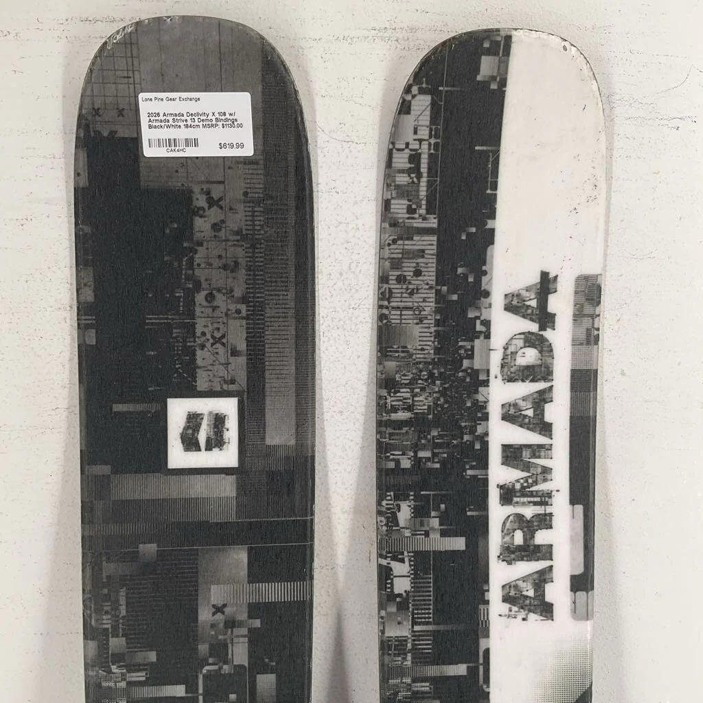 2026 Armada Declivity X 108 w/ Armada Strive 13 Demo Bindings - Image 3