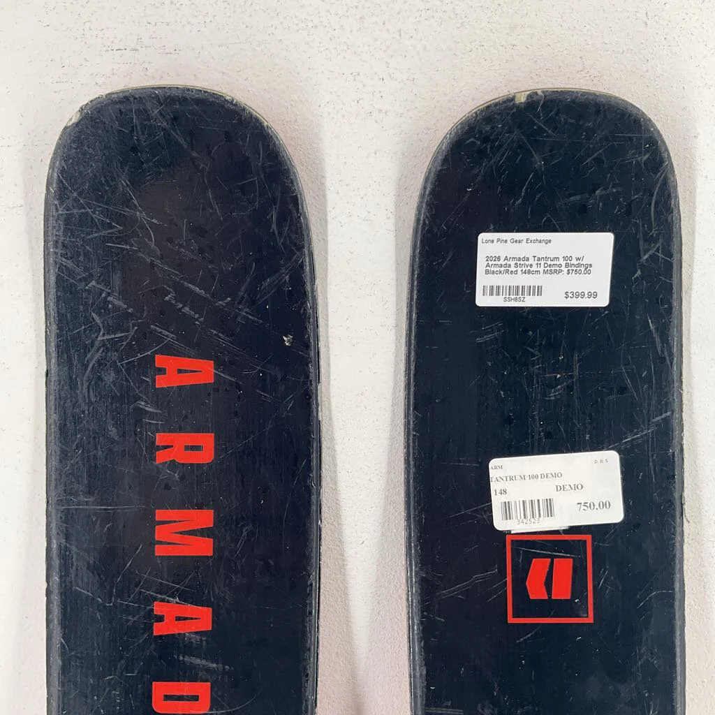 2026 Armada Tantrum 100 w/ Armada Strive 11 Demo Bindings - Image 6