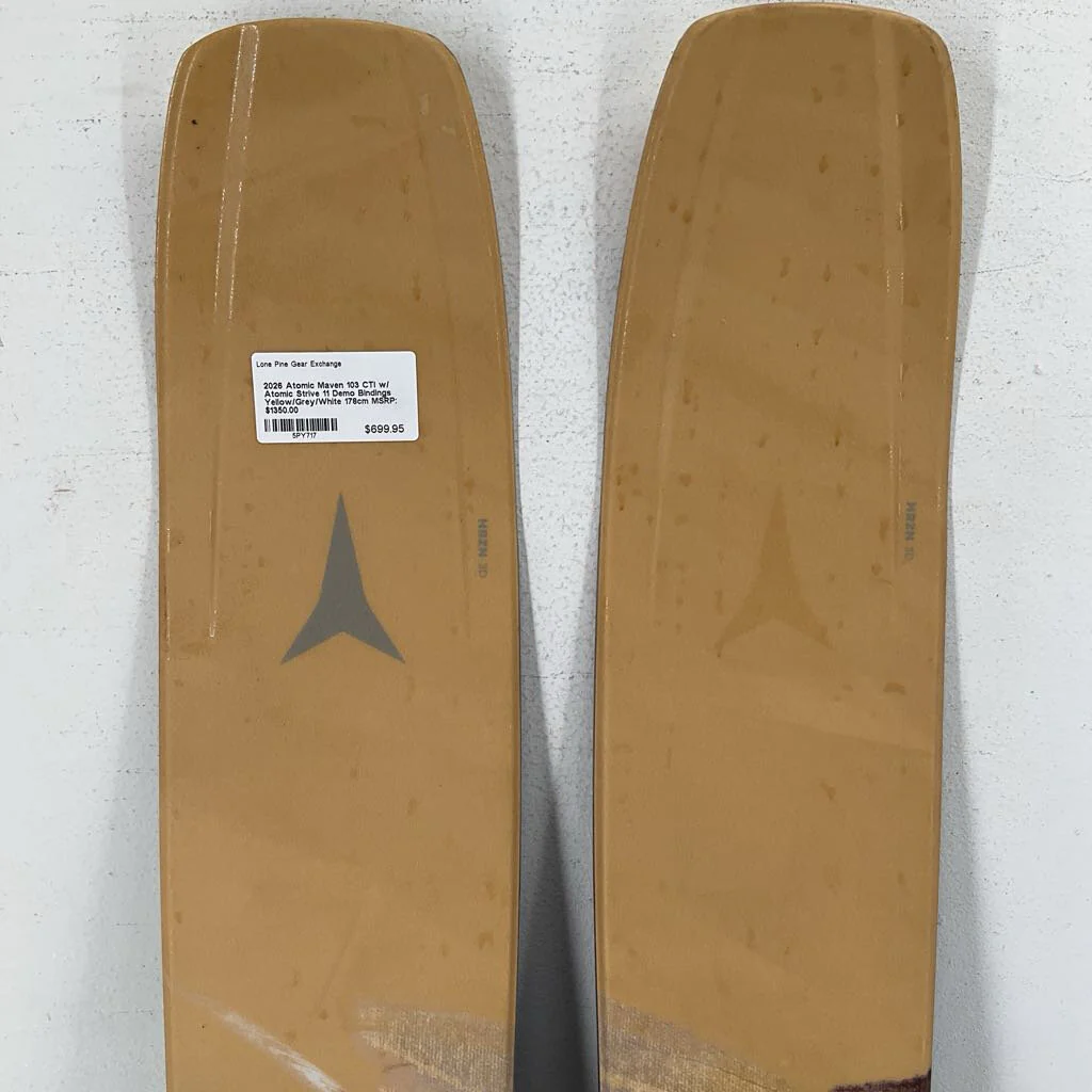2026 Atomic Maven 103 CTI w/ Atomic Strive 11 Demo Bindings - Image 3