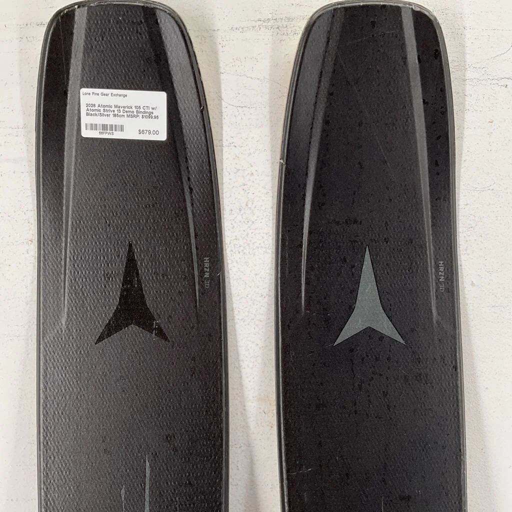 2026 Atomic Maverick 105 CTI w/ Atomic Strive 13 Demo Bindings - Image 3
