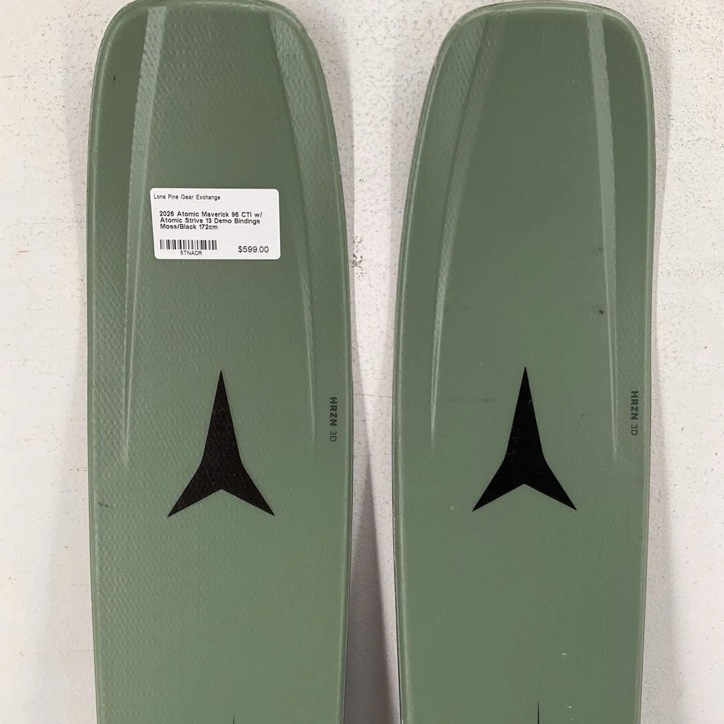 2026 Atomic Maverick 96 CTI w/ Atomic Strive 13 Demo Bindings - Image 3
