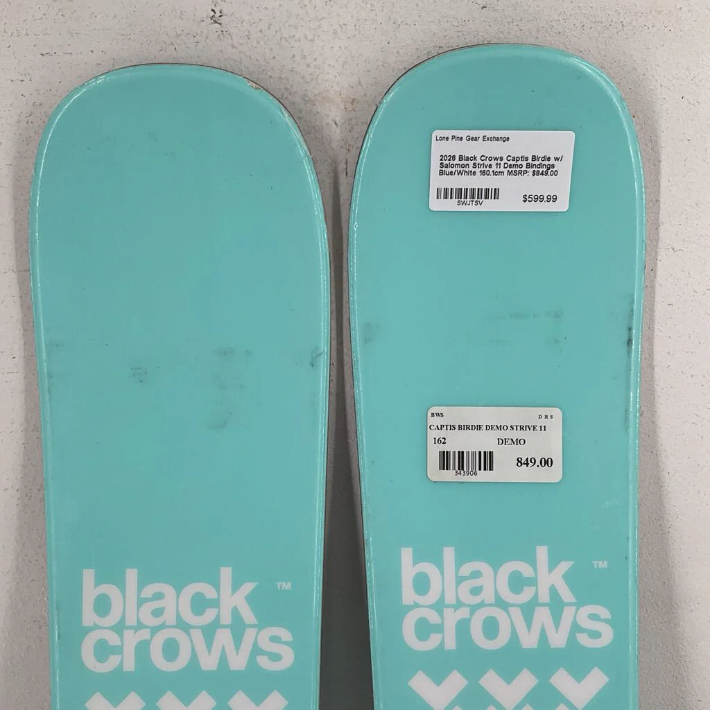 2026 Black Crows Captis Birdie w/ Salomon Strive 11 Demo Bindings - Image 6