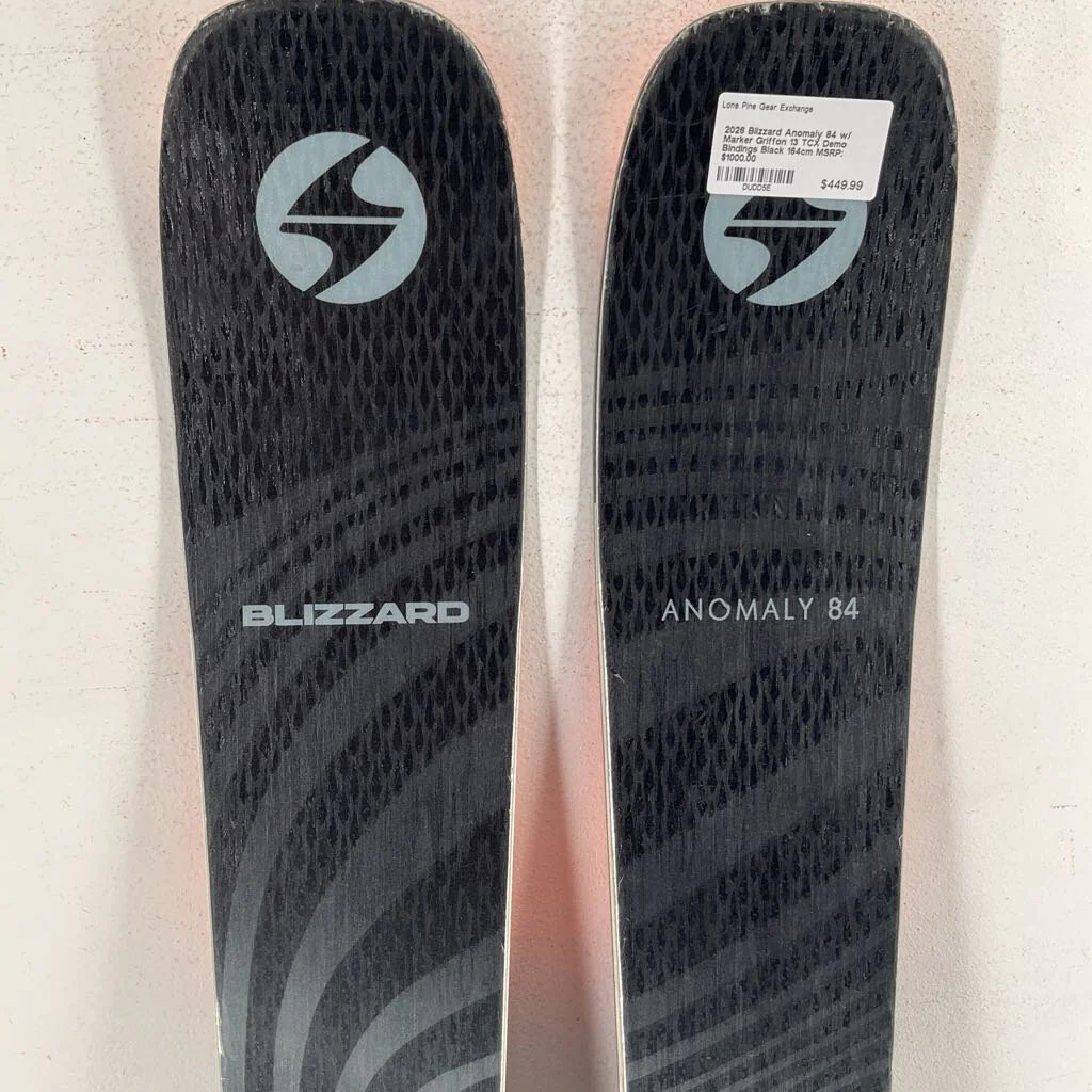 2026 Blizzard Anomaly 84 w/ Marker Griffon 13 TCX Demo Bindings - Image 3