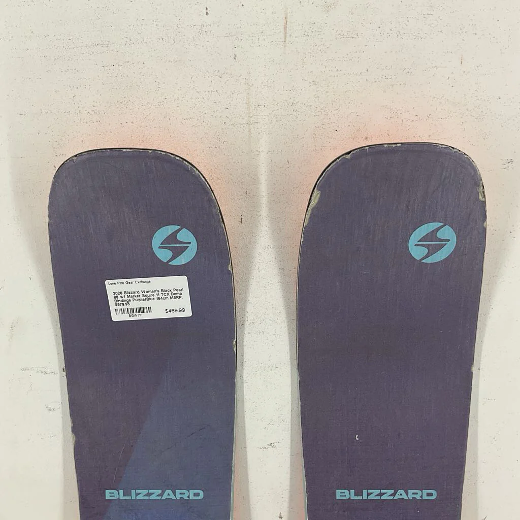 2026 Blizzard Women's Black Pearl 88 w/ Marker Squire 11 TCX Demo Bindings - Image 13