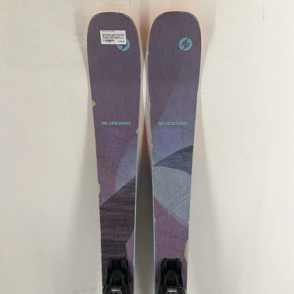 2026 Blizzard Women's Black Pearl 88 w/ Marker Squire 11 TCX Demo Bindings *topsheet repairs* - Image 9