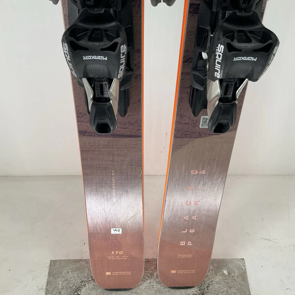 2026 Blizzard Women's Black Pearl 94 w/ Marker Squire 11 TCX Demo Bindings - Image 6