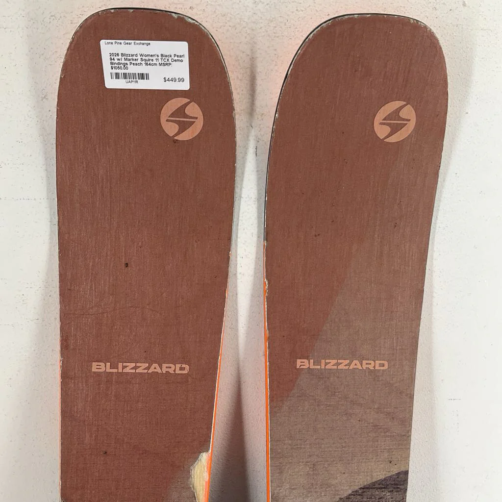 2026 Blizzard Women's Black Pearl 94 w/ Marker Squire 11 TCX Demo Bindings - Image 36
