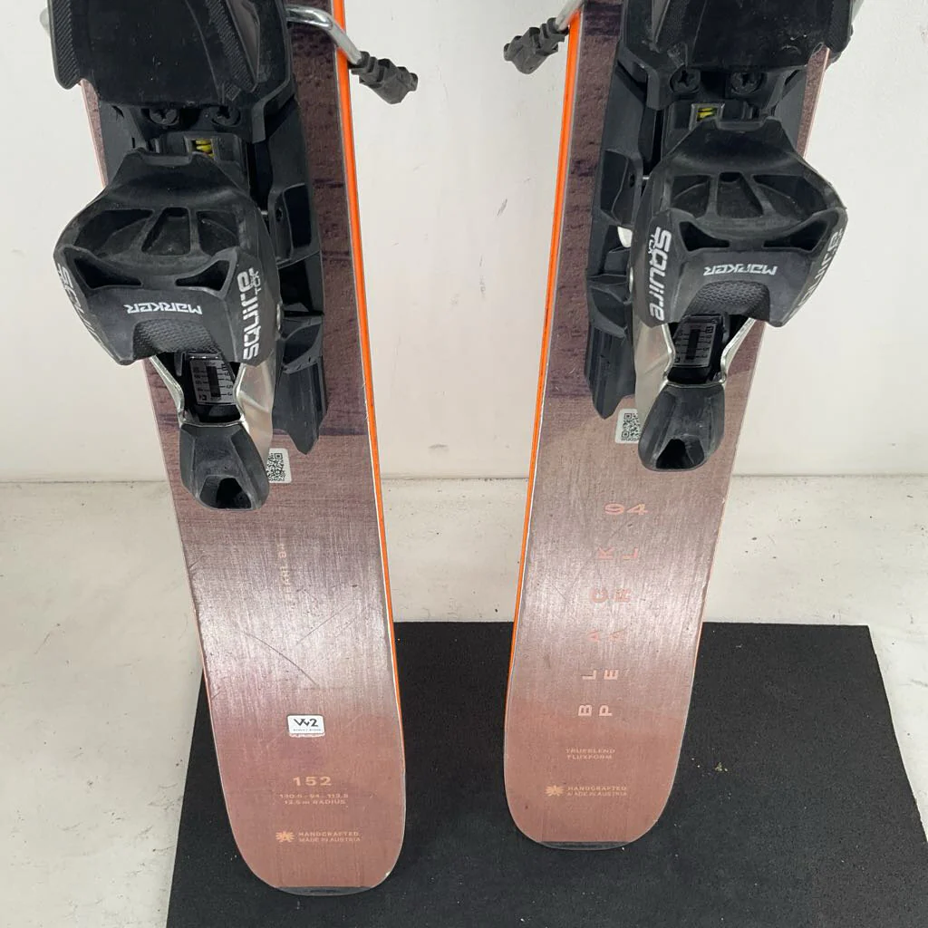 2026 Blizzard Women's Black Pearl 94 w/ Marker Squire 11 TCX Demo Bindings - Image 6