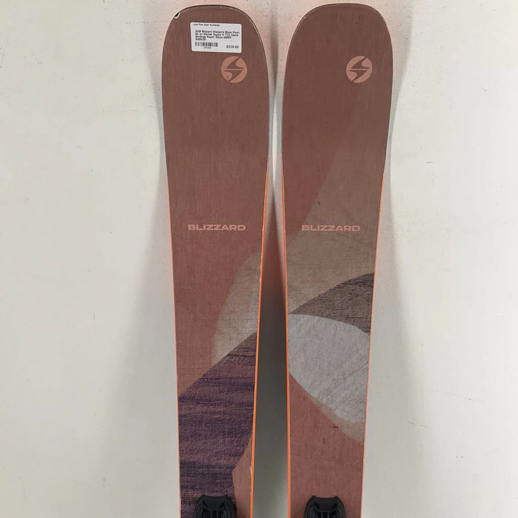 2026 Blizzard Women's Black Pearl 94 w/ Marker Squire 11 TCX Demo Bindings - Image 9