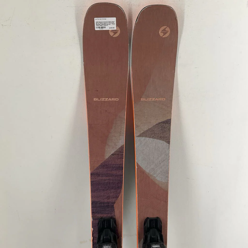 2026 Blizzard Women's Black Pearl 94 w/ Marker Squire 11 TCX Demo Bindings *topsheet damage*