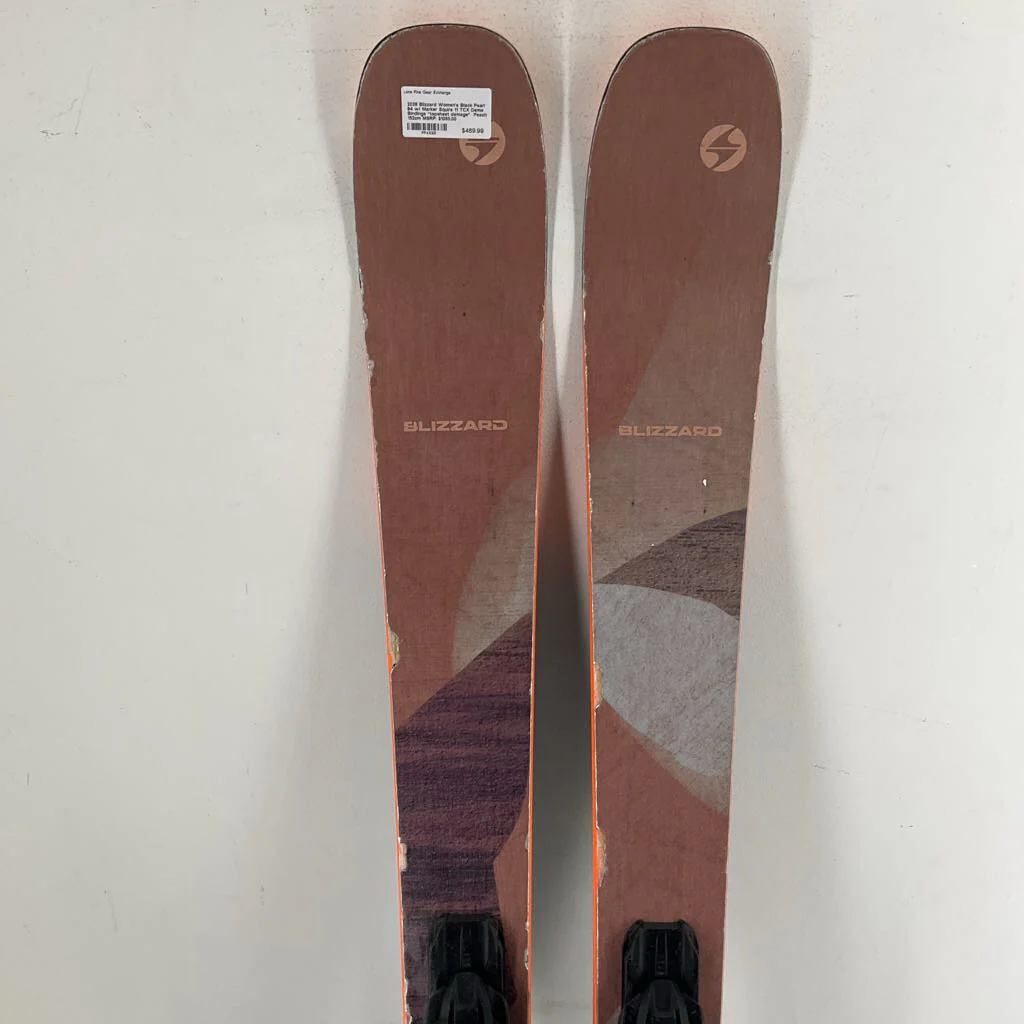2026 Blizzard Women's Black Pearl 94 w/ Marker Squire 11 TCX Demo Bindings *topsheet damage* - Image 9
