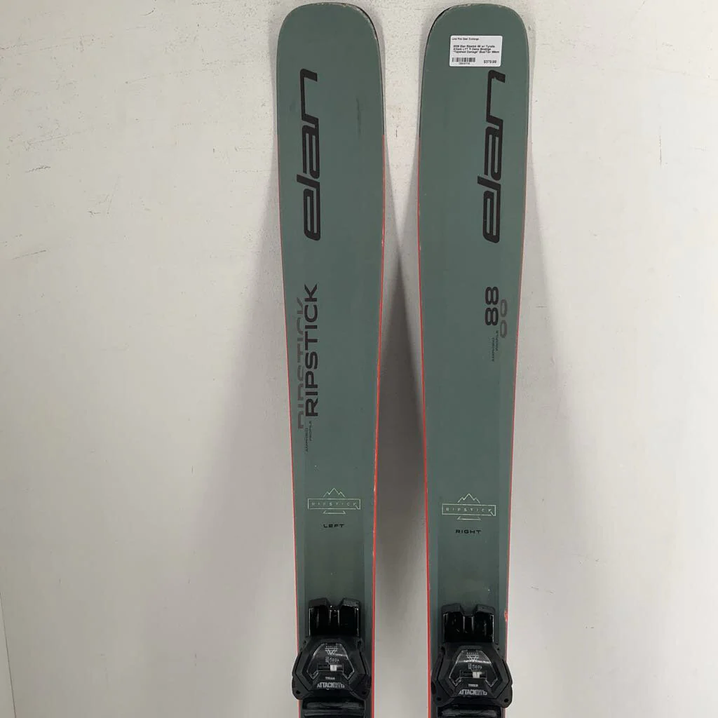2026 Elan Ripstick 88 w/ Tyrolia Attack LYT 11 Demo Bindings *Topsheet Damage* - Image 9