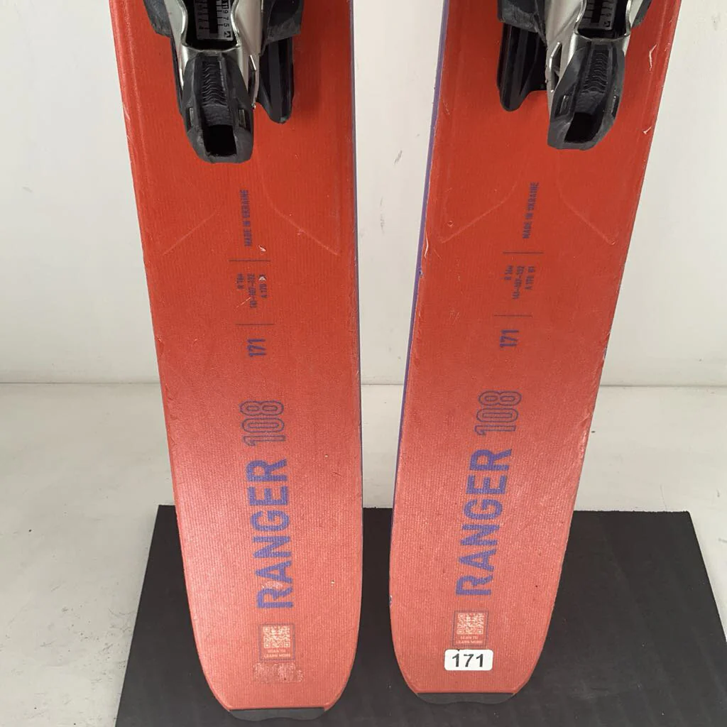 2026 Fischer Ranger 108 w/ Marker Griffon 13 Demo Bindings - Image 6