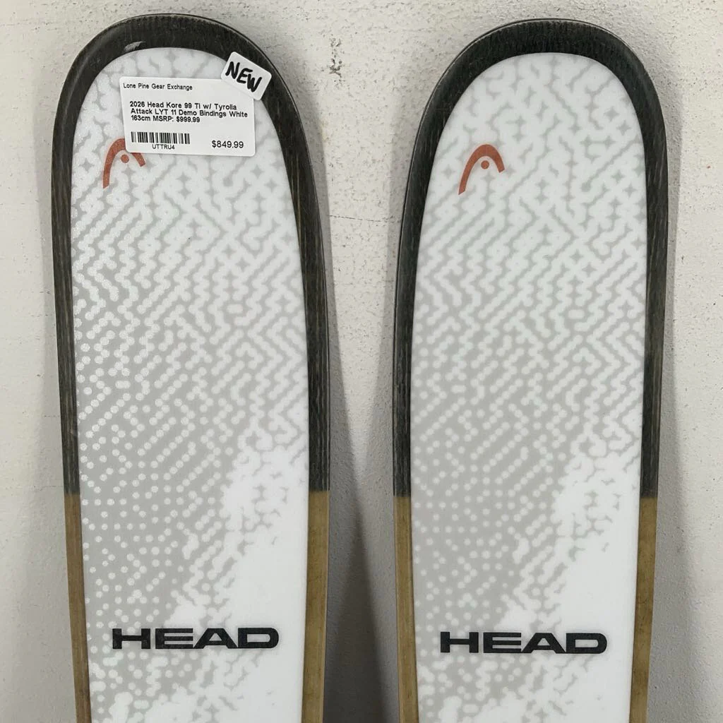 2026 Head Kore 99 Ti w/ Tyrolia Attack LYT 11 Demo Bindings - Image 3