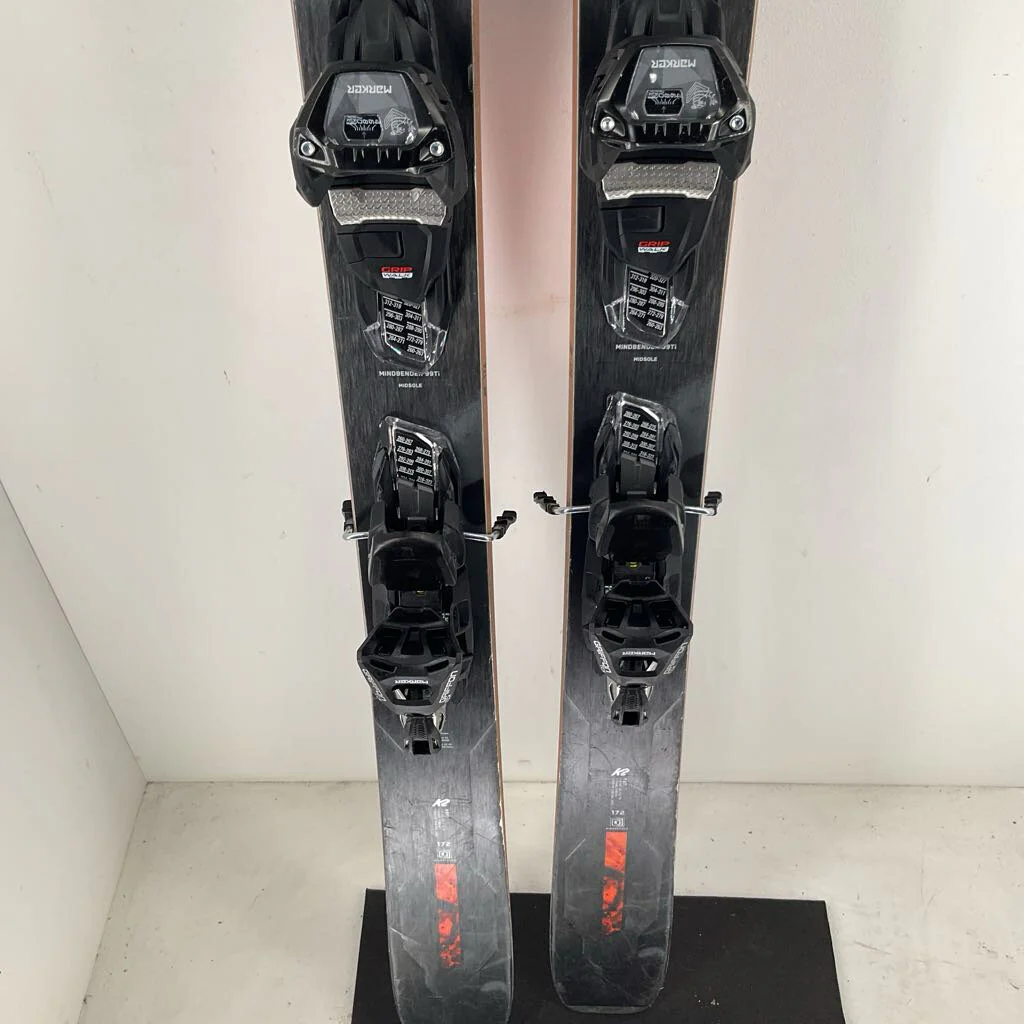 2026 K2 Mindbender 99Ti w/ Marker Griffon 13 Demo Bindings *Top Sheet Damage* - Image 2