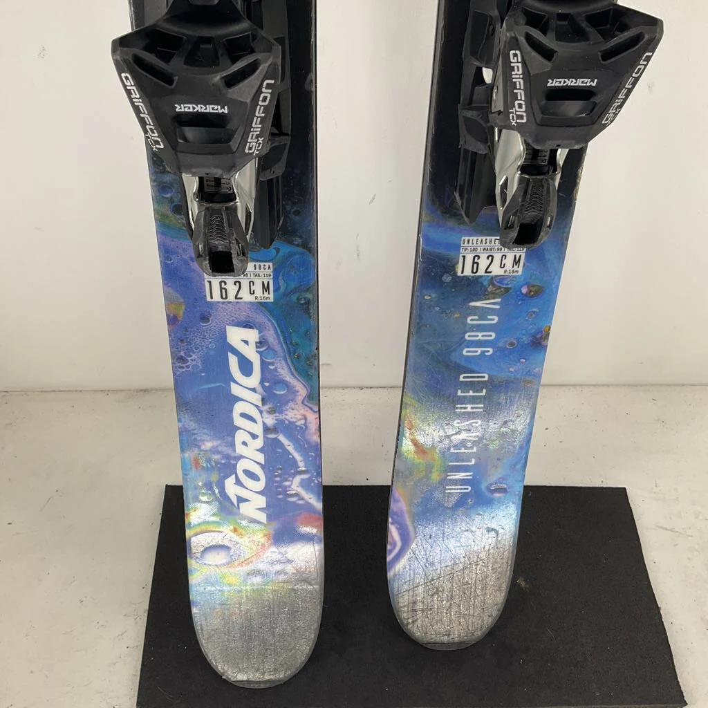 2026 Nordica Unleashed 98 CA w/ Marker Griffon 13 Demo Bindings - Image 6