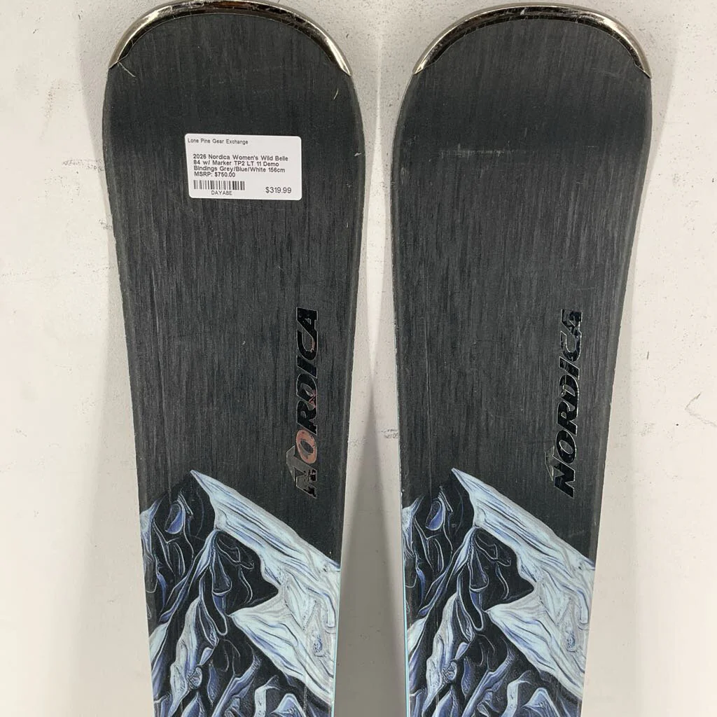 2026 Nordica Women's Wild Belle 84 w/ Marker TP2 LT 11 Demo Bindings - Image 19