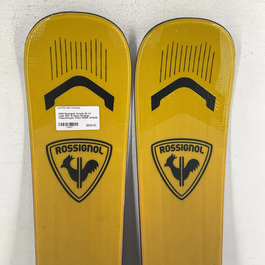2026 Rossignol Arcade 94 w/ Look SPX 12 Demo Bindings - Image 3