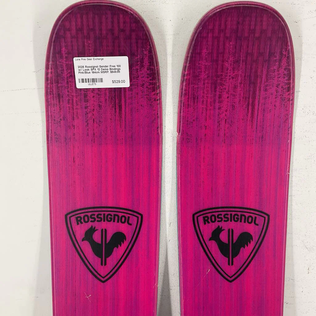 2026 Rossignol Sender Free 100 w/ Look SPX 12 Demo Bindings - Image 15