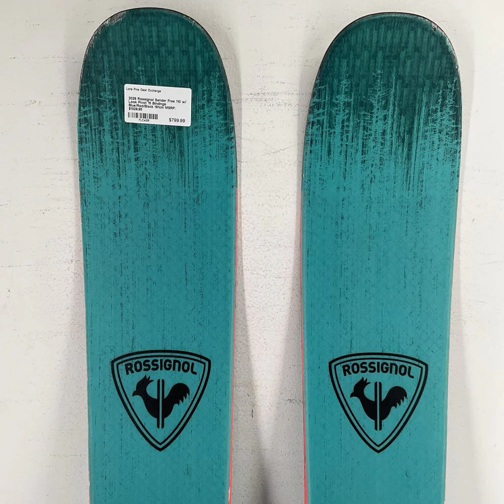 2026 Rossignol Sender Free 110 w/ Look Pivot 15 Bindings - Image 3