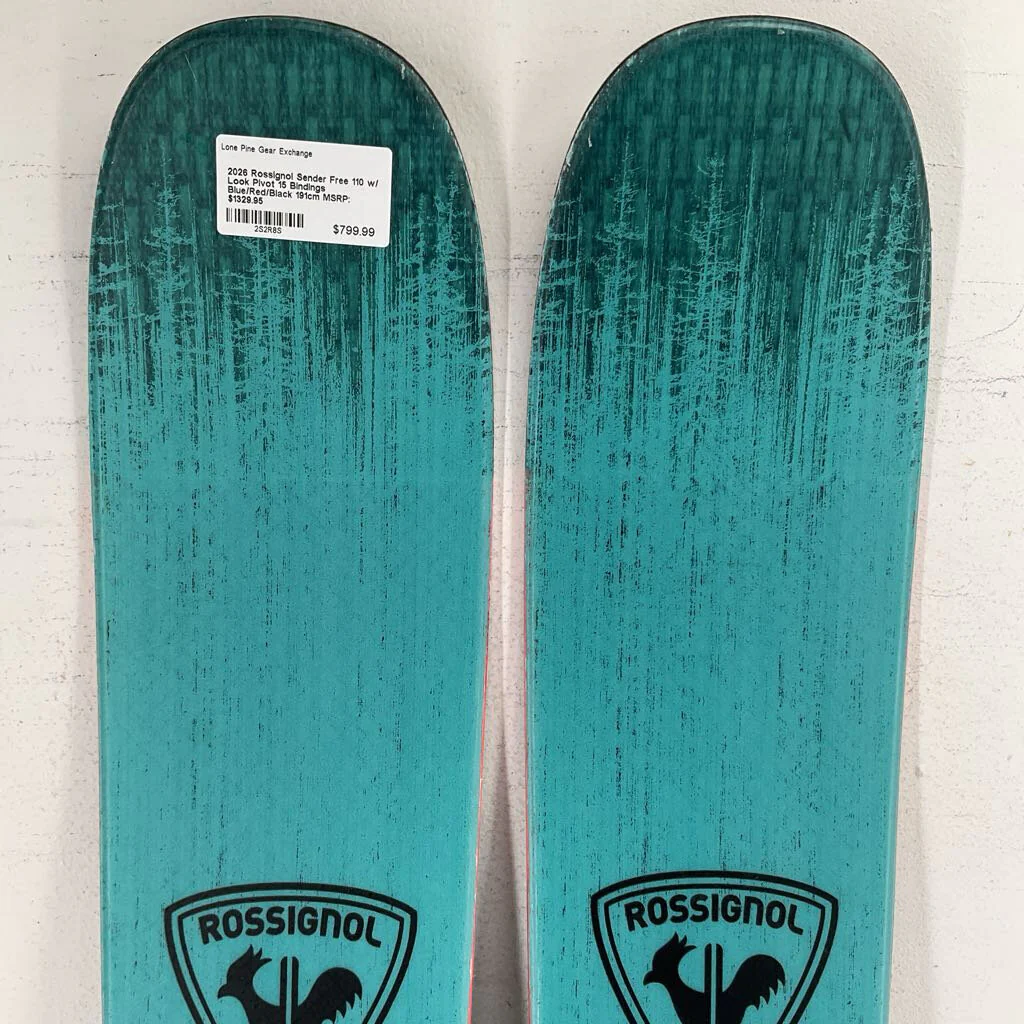 2026 Rossignol Sender Free 110 w/ Look Pivot 15 Bindings - Image 3