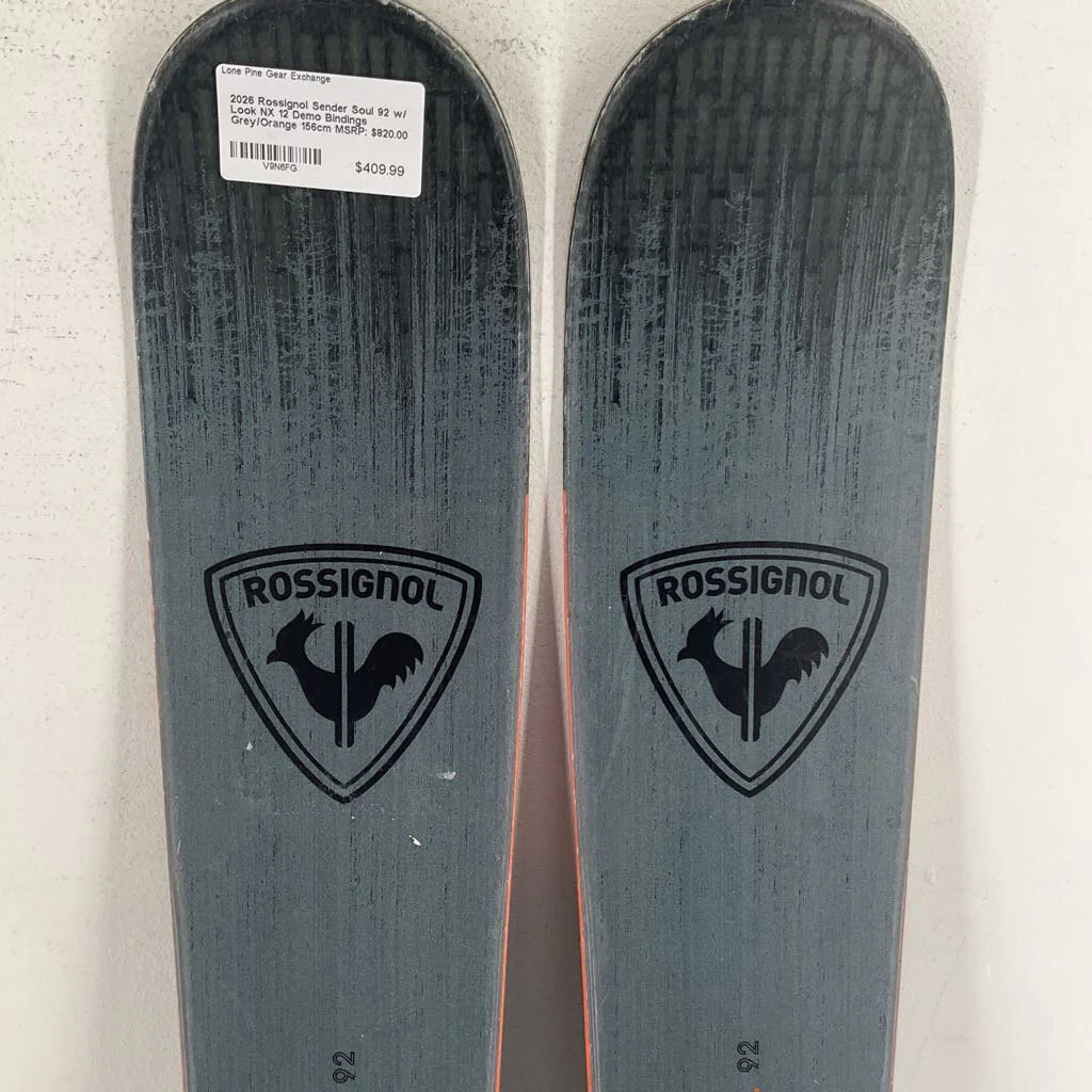 2026 Rossignol Sender Soul 92 w/ Look NX 12 Demo Bindings - Image 3