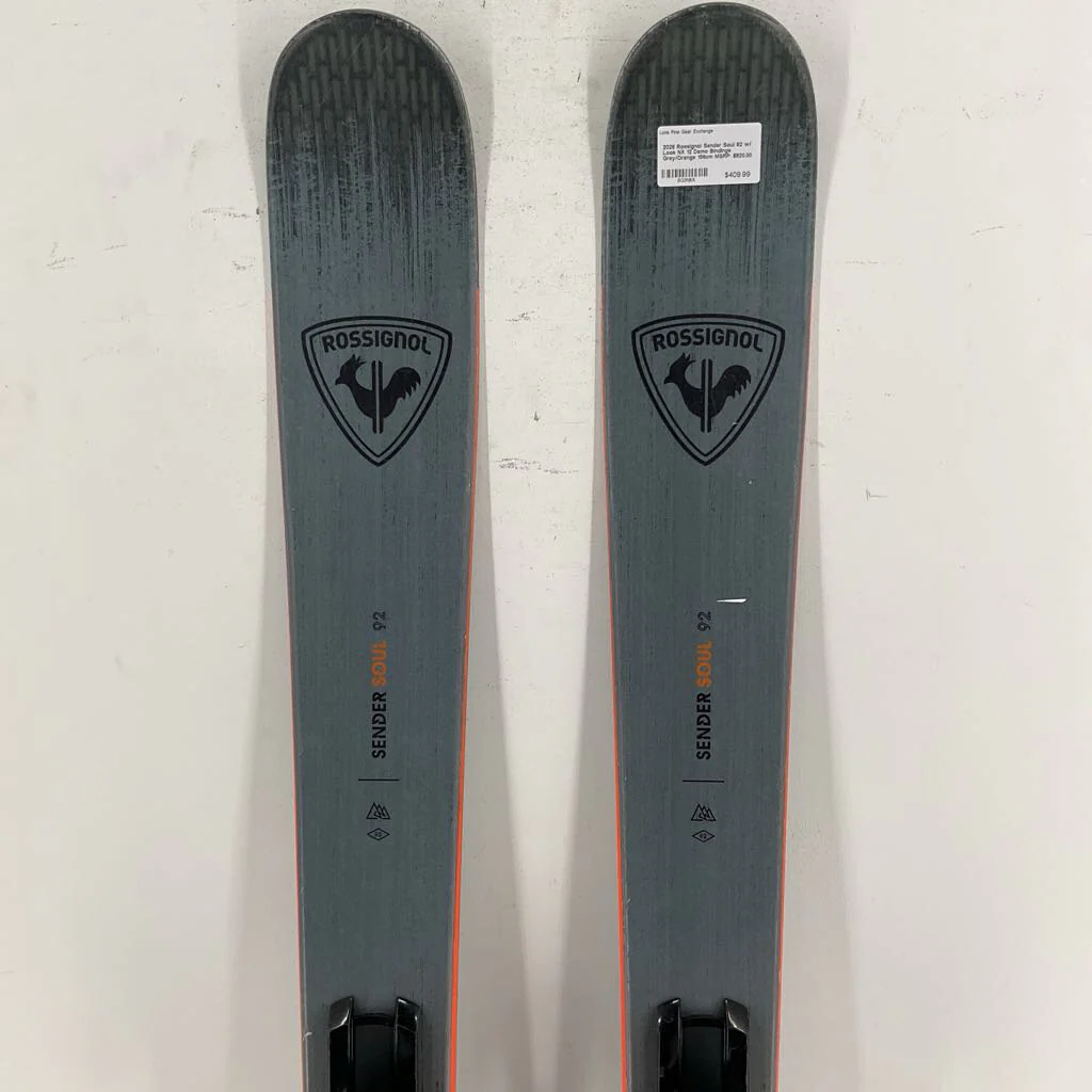 2026 Rossignol Sender Soul 92 w/ Look NX 12 Demo Bindings