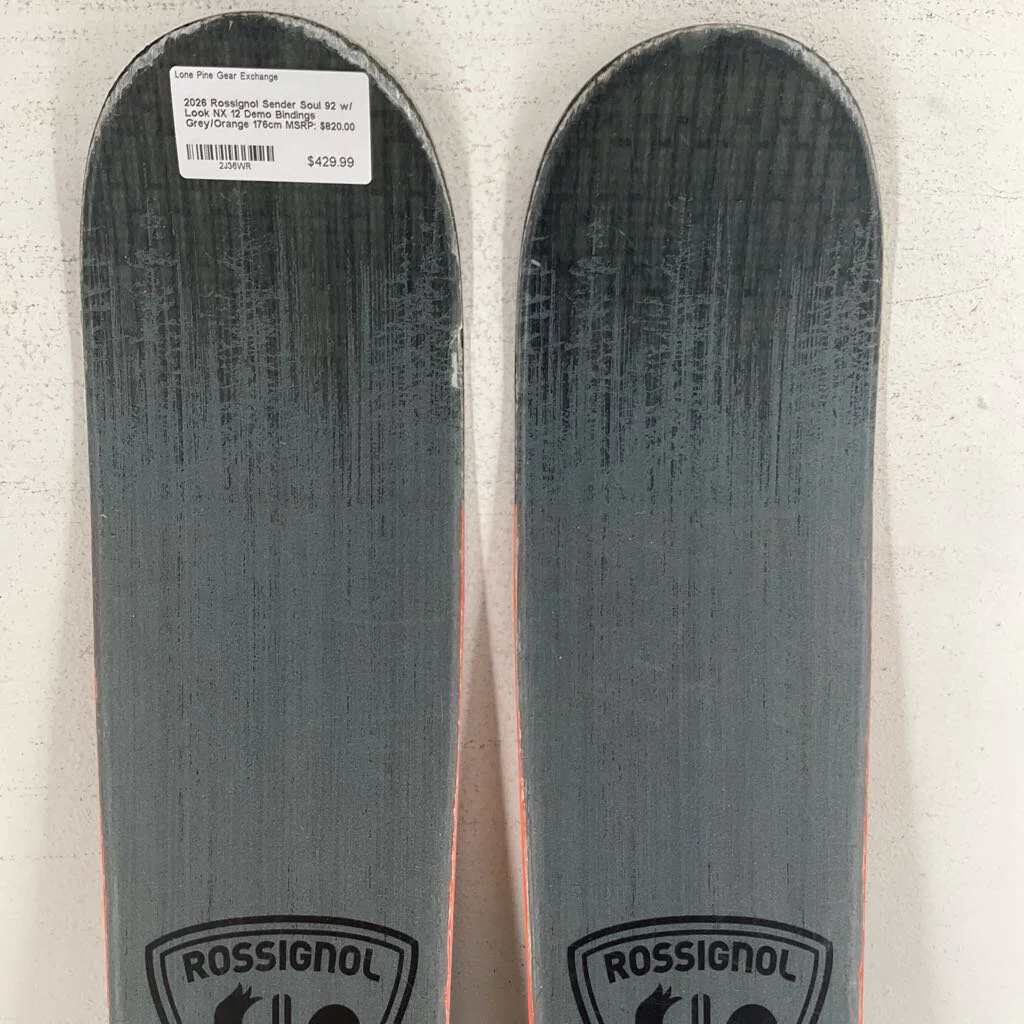 2026 Rossignol Sender Soul 92 w/ Look NX 12 Demo Bindings - Image 3