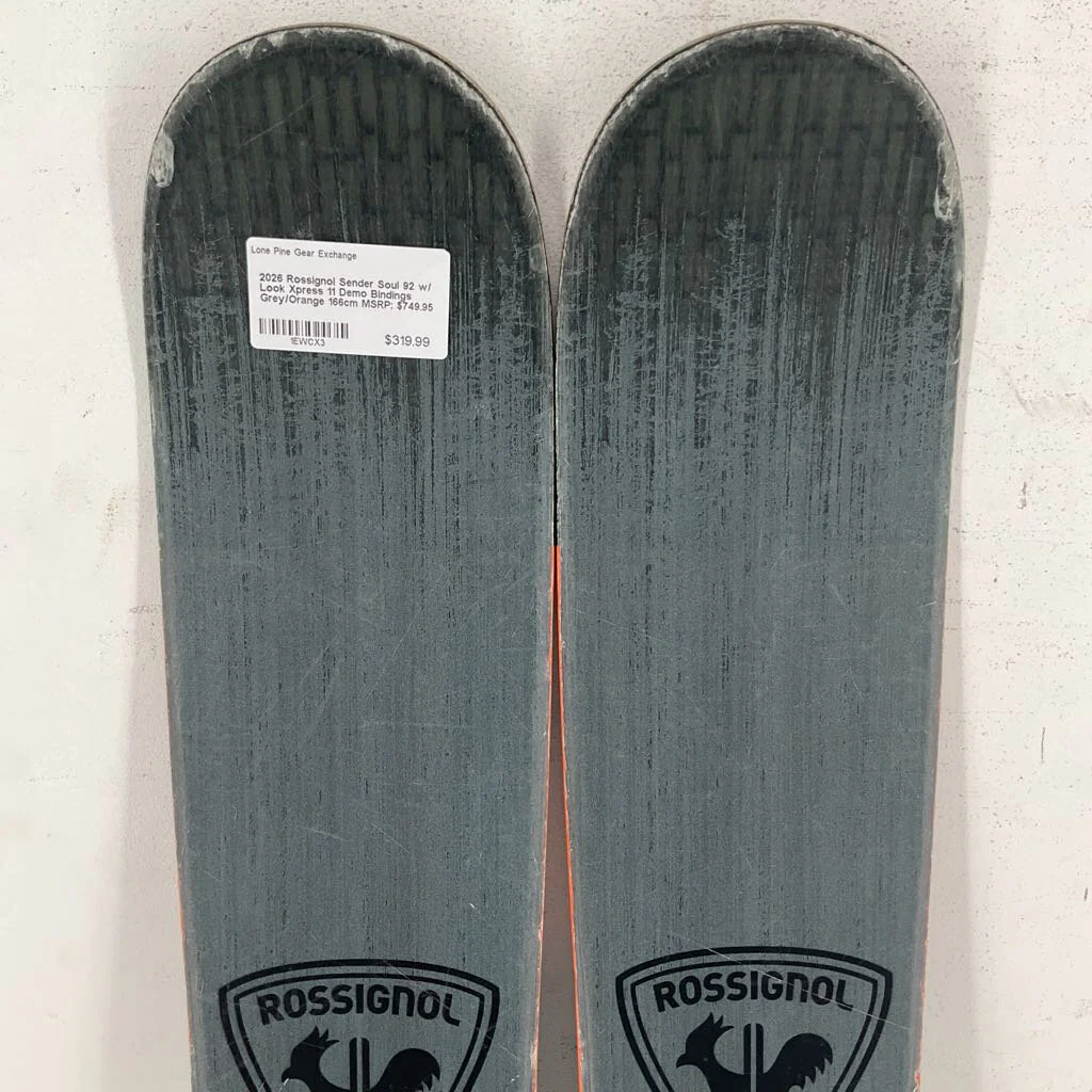 2026 Rossignol Sender Soul 92 w/ Look Xpress 11 Demo Bindings - Image 3