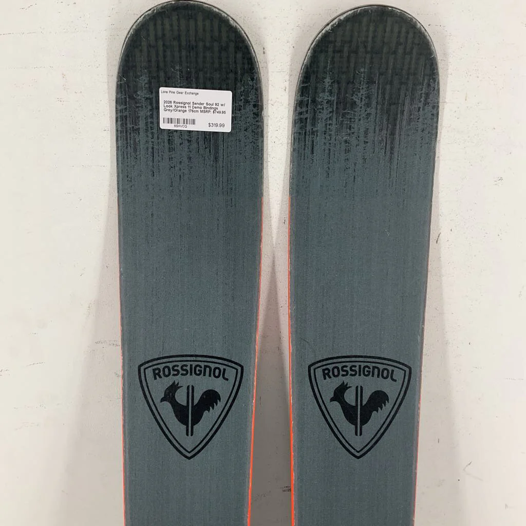 2026 Rossignol Sender Soul 92 w/ Look Xpress 11 Demo Bindings - Image 3