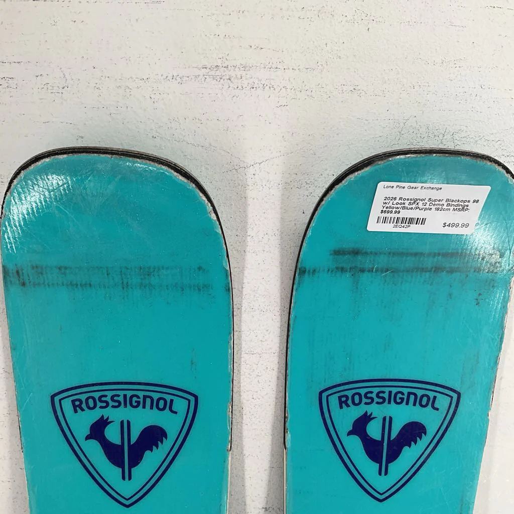 2026 Rossignol Super Blackops 98 w/ Look SPX 12 Demo Bindings - Image 3