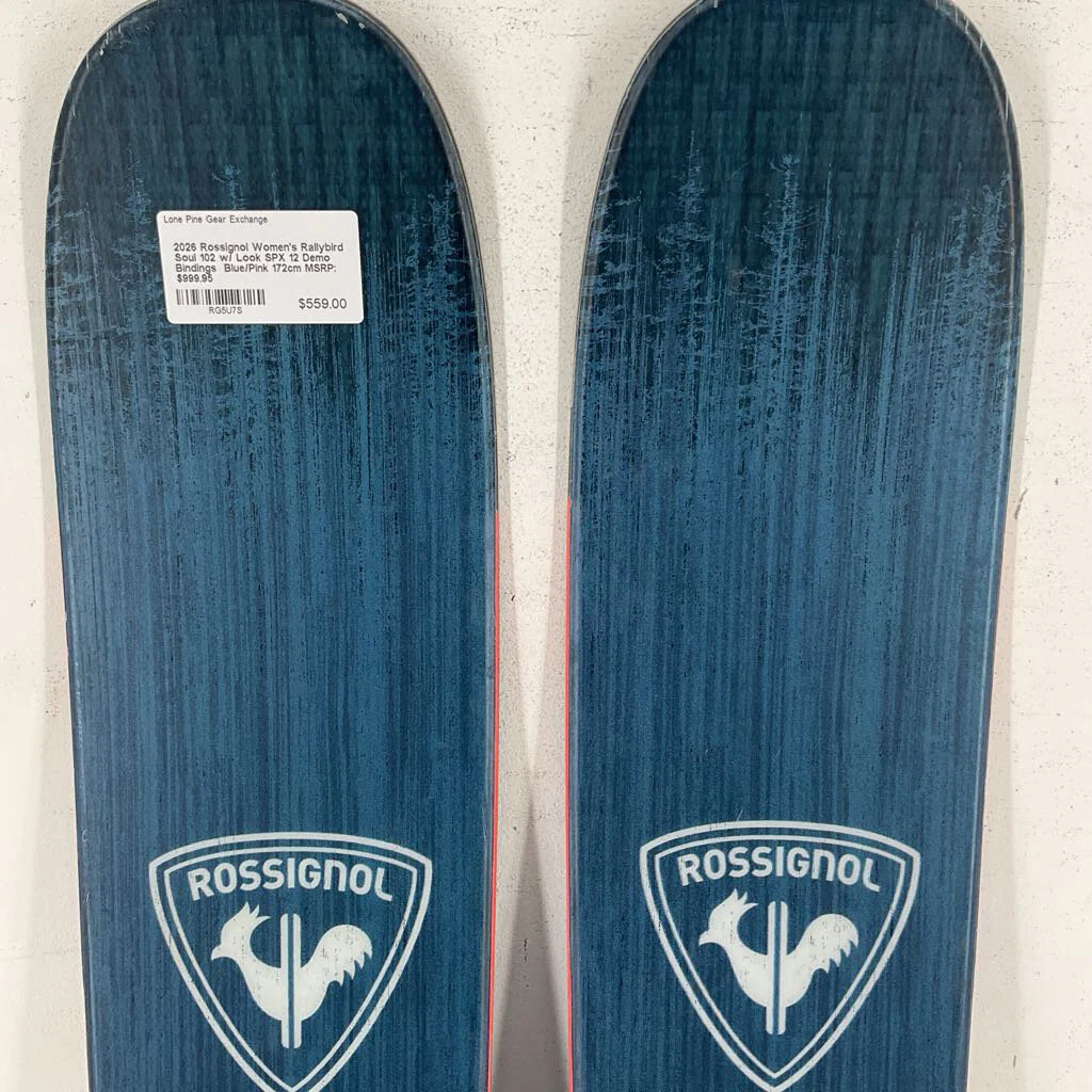 2026 Rossignol Women's Rallybird Soul 102 w/ Look SPX 12 Demo Bindings - Image 130